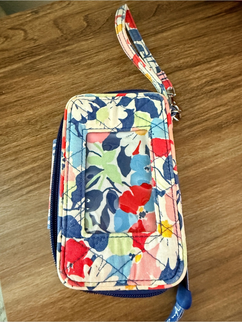Vera Bradley Carry All Wristlet in Retired Summer Cottage Pattern